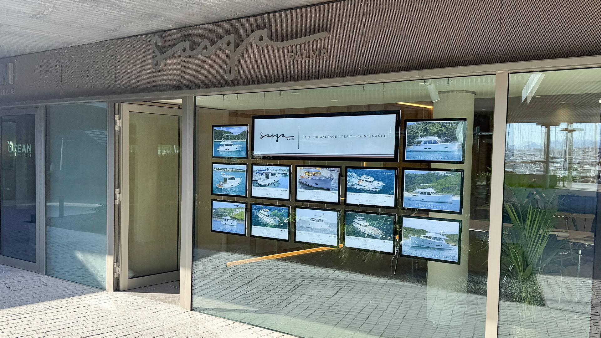 New Sasga Boats offices in Club de Mar Mallorca, Palma de Mallorca.